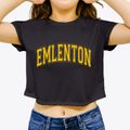 Emlenton Pennsylvania Varsity Women's Crop Top additional view 3