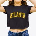 Atlanta Wisconsin Varsity Women's Crop Top additional view 3