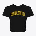 Chandlerville Illinois Varsity Women's Crop Top additional view 1