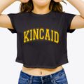 Kincaid Kansas Varsity Women's Crop Top additional view 3