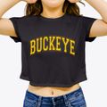 Buckeye Iowa Varsity Women's Crop Top additional view 3