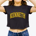 Kenneth Minnesota Varsity Women's Crop Top additional product view 3