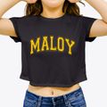 Maloy Iowa Varsity Women's Crop Top additional view 3