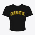 Charlotte Michigan Varsity Women's Crop Top additional view 1