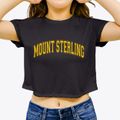 Mount Sterling Kentucky Varsity Women's Crop Top additional view 3