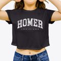 Homer Louisiana Urban Vibe Women's Crop Top additional view 3