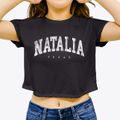 Natalia Texas Urban Vibe Women's Crop Top additional view 3