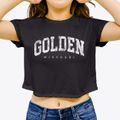Golden Missouri Urban Vibe Women's Crop Top additional view 3