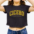 Cicero Indiana Urban Vibe Women's Crop Top additional view 3