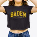 Baden Pennsylvania Urban Vibe Women's Crop Top additional view 3