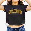 Battle Ground Indiana Urban Vibe Women's Crop Top additional view 3