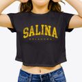 Salina Oklahoma Urban Vibe Women's Crop Top additional view 3