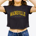 Maineville Ohio Urban Vibe Women's Crop Top additional product view 3