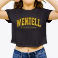 Wendell Massachusetts Urban Vibe Women's Crop Top additional view 3