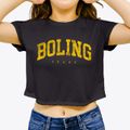 Boling Texas Urban Vibe Women's Crop Top additional view 3