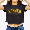 Beemer Nebraska Urban Vibe Women's Crop Top additional view 3