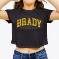 Brady Nebraska Urban Vibe Women's Crop Top additional view 3
