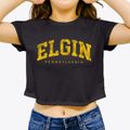 Elgin Pennsylvania Urban Vibe Women's Crop Top additional view 3
