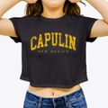 Capulin New Mexico Urban Vibe Women's Crop Top additional view 3