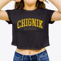 Chignik Alaska Urban Vibe Women's Crop Top additional view 3