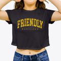 Friendly Maryland Urban Vibe Women's Crop Top additional view 3