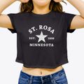 St. Rosa Minnesota Star Women's Crop Top additional view 3