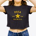 Paia Hawaii Star Women's Crop Top additional view 3