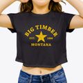Big Timber Montana Star Women's Crop Top additional view 3