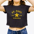 St. Paul Virginia Star Women's Crop Top additional view 3