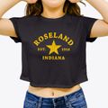 Roseland Indiana Star Women's Crop Top additional view 3
