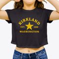 Kirkland Washington Star Women's Crop Top additional view 3