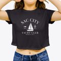 Sac City Iowa Yacht Club Women's Crop Top additional view 3