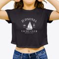 Judsonia Arkansas Yacht Club Women's Crop Top additional view 3