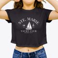 Ste. Marie Illinois Yacht Club Women's Crop Top additional view 3