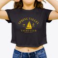 Spring Valley Ohio Yacht Club Women's Crop Top additional view 3