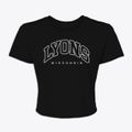 Lyons Wisconsin Inline Women's Crop Top additional product view 1