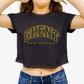 Ghent West Virginia Inline Women's Crop Top additional view 3