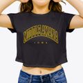 Middle Amana Iowa Inline Women's Crop Top additional view 3