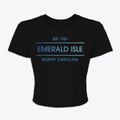 Emerald Isle North Carolina Horizon Women's Crop Top additional view 1