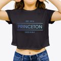 Princeton Indiana Horizon Women's Crop Top additional view 3