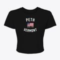 Peth Vermont Patriot Women's Crop Top additional view 1