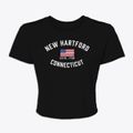 New Hartford Connecticut Patriot Women's Crop Top additional view 1