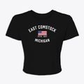 East Comstock Michigan Patriot Women's Crop Top additional view 1