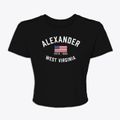 Alexander West Virginia Patriot Women's Crop Top additional view 1