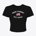 Mount Harmony West Virginia Patriot Women's Crop Top additional view 1