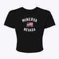 Minerva Nevada Patriot Women's Crop Top additional product view 1