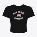 Bell Bridge Tennessee Patriot Women's Crop Top additional view 1