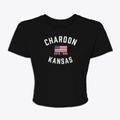 Chardon Kansas Patriot Women's Crop Top additional view 1