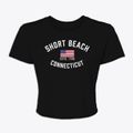 Short Beach Connecticut Patriot Women's Crop Top additional view 1