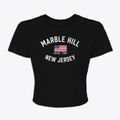 Marble Hill New Jersey Patriot Women's Crop Top additional view 1